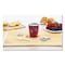 Dart Paper Hot Drink Cups in Bistro Design, 3.35" Diameter x 3.82" h, 10 oz, Maroon, PK1000 370SI-0041 - alternate 5